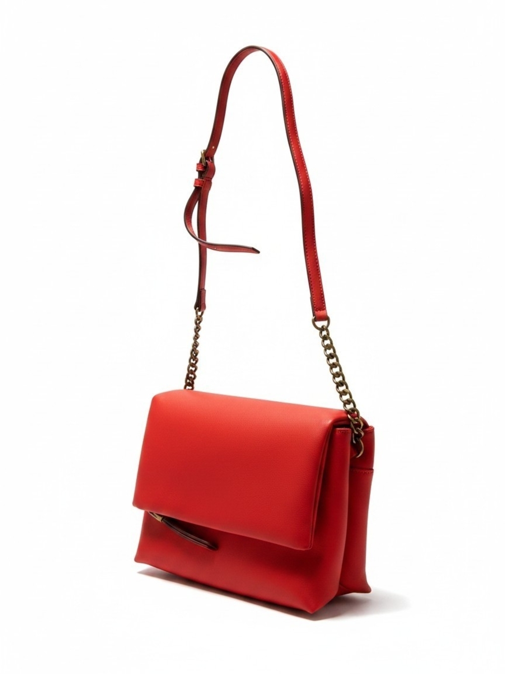 Simply Vera Vera Wang Garrison Crossbody Bag Red NWOT